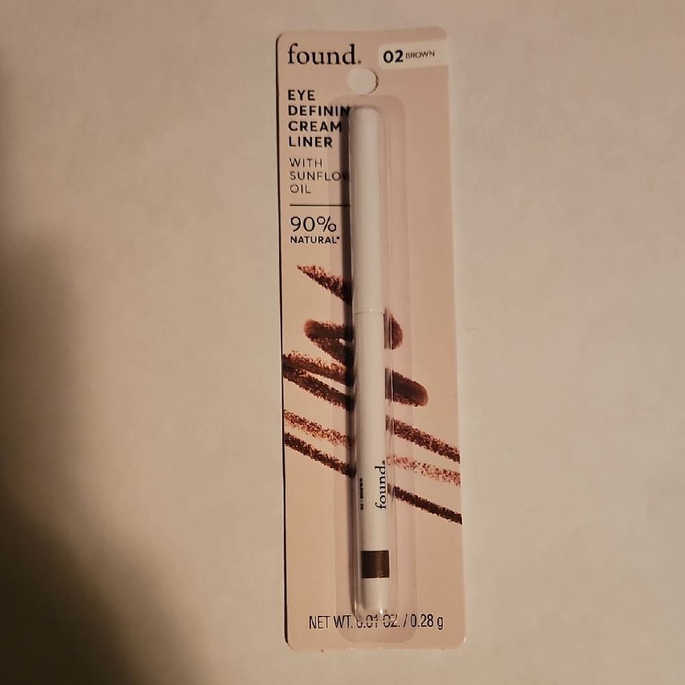 found. Brown Eye Defining Cream Liner With Sunflower Oil NIP